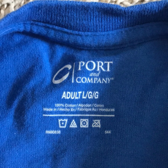 Plain Blue tshirt - Picture 2 of 2